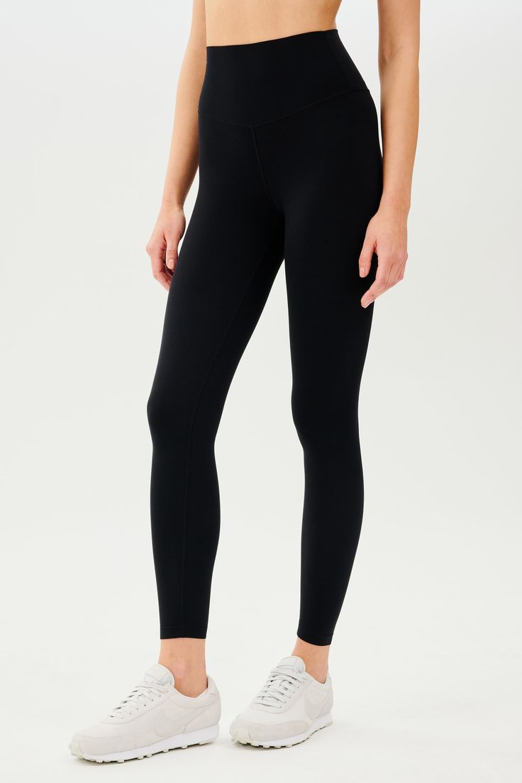 An all new extra waist version of our high waist Airweight legging engineered to fit every curve and flow with your workouts. Our ultra luxe Airweight fabric has a supremely soft hand and second skin comfort. BEST FOR: hot yoga, barre, Pilates. Model is 5’10” and wears a size small. Compression Activewear With Wide Waistband For Pilates, Athleisure Yoga Pants For Gym, Sporty Yoga Pants With Minimal Stretch, Compressive High-rise Activewear With Wide Waistband, Compressive High Rise Activewear With Wide Waistband, High Rise Compressive Activewear With Wide Waistband, Moisture-wicking Yoga Pants With Minimal Stretch For Workout, High Rise Activewear For Pilates, Compressive High-rise Activewear For Gym