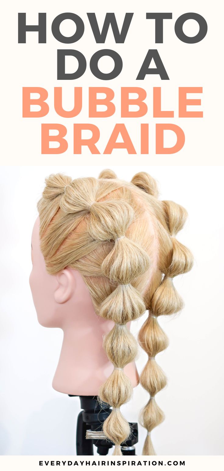 easy bubble braid Double Bubble Braid, Bubble Braid, Softball Hairstyles, Bubble Ponytail, Shorthair Hairstyles, Dance Hairstyles, Pigtail Braids, Hair Braids, Braid Hairstyles