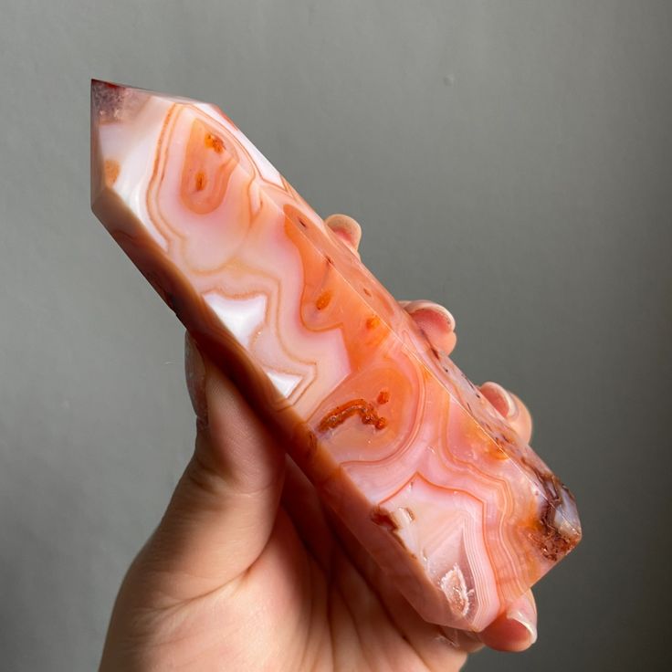 Carnelian crystal tower | Carnelian stone home decoration | carnelian stone healing crystal | birthstone gifts| wedding anniversary gift Carnelian Aesthetic, Dream Crystals, Crystal Carnelian, Witchcraft Tips, Reiki Practice, Shiny Rocks, Aesthetic Quiz, Exterior Houses, Crystal Room