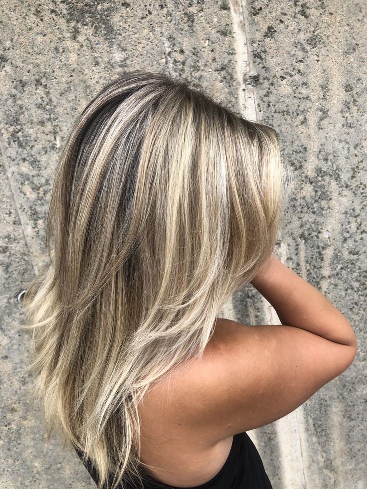 Medium Length Hair With Low Lights, Lowlights For Platinum Hair, Blonde Highlights With Layers On Brown Hair, Summer Blonde Hair With Lowlights Long Layered, Fall Hair Blonde Low Lights, Heavy Highlights And Lowlights, Highlights And Low Lights Brown Hair Blonde, High Low Highlights, Sunkist Hair Highlights