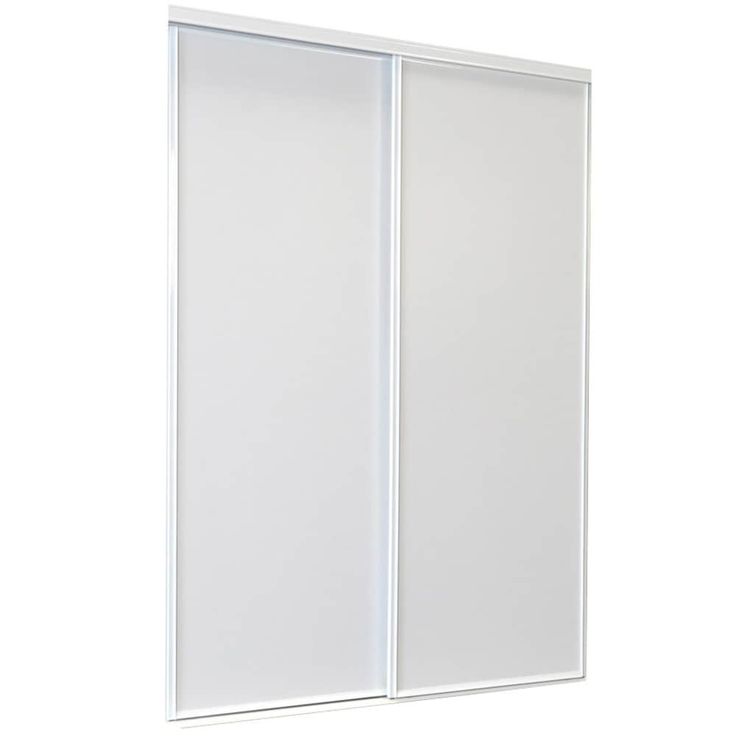 White flush panel sliding closet door. Fits openings that are 56 to 60 inches in width. Fits openings that are 80 to 81 inches in height. Includes (2) 30.25-inches x 78-inches panels with track and installation hardware. Top and bottom track are prefinished to match door. Adjustable for out-of-square openings. Package includes all hardware and fasteners. Low rise bottom track for minimal floor obstruction. Bright white steel frame construction. RELIABILT 9505 60-in x 80-in White Flush Textured P Closet Sliding Door, Steel Closet, Closet Interior, Closet Door Hardware, Aluminium Sliding Doors, Craftsman Door, Victorian Door, Contemporary Doors, Sliding Closet