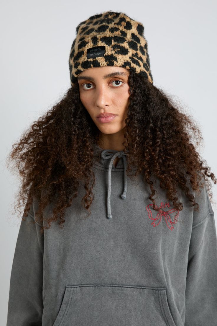 Autumn/winter, but make it Damson Madder. It's a leopard print beanie, what else? • Black DM tab • One size fits all • Designed in London • 53% Recycled Polyester 47% Acrylic Leopard Beanie, Leopard Print Beanie, Damson Madder, Reversible Tote Bag, Checked Scarf, Reversible Tote, Hooded Scarf, Striped Scarves, Pink Gingham