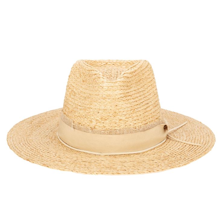 Women's raffia braid fedora with layered grosgrain, frayed burlap and faux suede tie. Features: Color: Natural Materials: 100% Raffia Brim Size: 3.5" Women's One Size: 57cm Adjustable UPF 50 Beige Straw Panama Hat With Curved Brim, Woven Toquilla Straw Fedora With Short Brim, Brown Straw Fedora For Spring, Spring Brown Straw Fedora, Fitted Beige Straw Hat For Vacation, Natural Brimmed Panama Hat For Rodeo, Fitted Fedora Straw Hat For Travel, Brown Toquilla Straw Fedora For Spring, Brown Straw Hat Bands For Spring