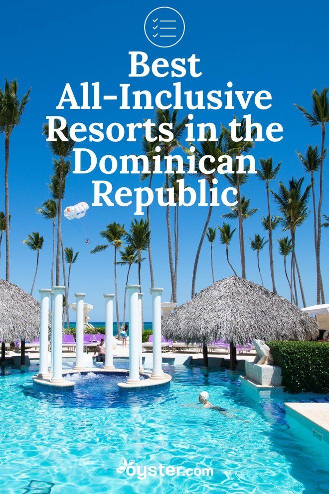 a pool with palm trees and the words best all - inclusive resort in the mexican republic