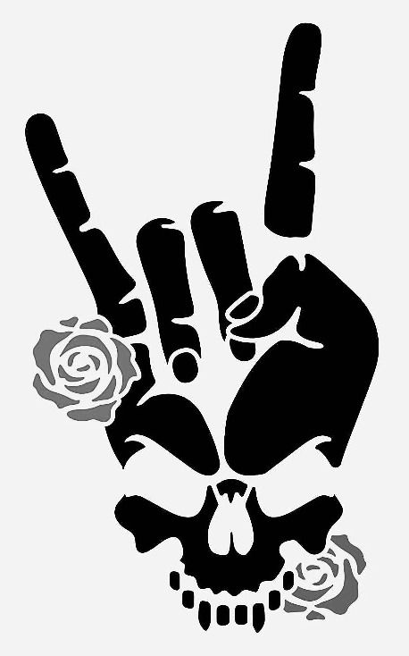 a hand with two fingers and a rose on it is in the shape of a peace sign