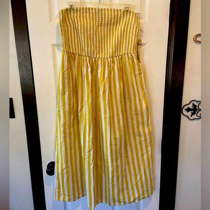 Can Be Worn Strapless Straps Included It Has Pockets Very Stretch Top Striped Pet Friendly Home Green Plaid Dress, Turtleneck Midi Dress, Pink Slip Dress, One Shoulder Midi Dress, Midi Slip Dress, Dresses Xxl, V Neck Midi Dress, Tiered Midi Dress, Striped Midi Dress