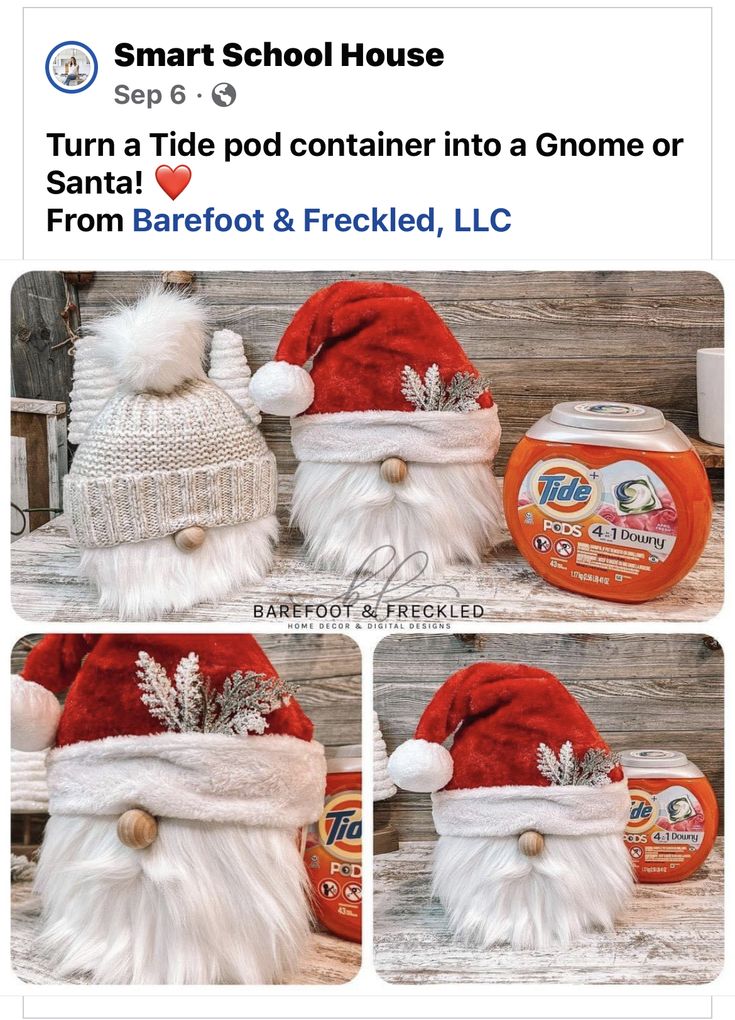 the santa clause is wearing a hat and holding an orange juice in front of him