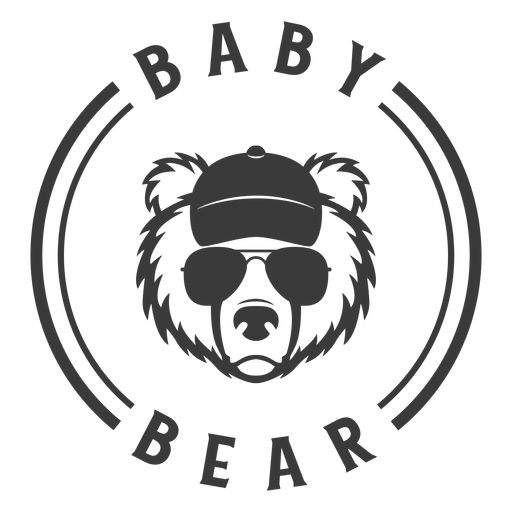 a bear wearing sunglasses and a hat with the words papa bear