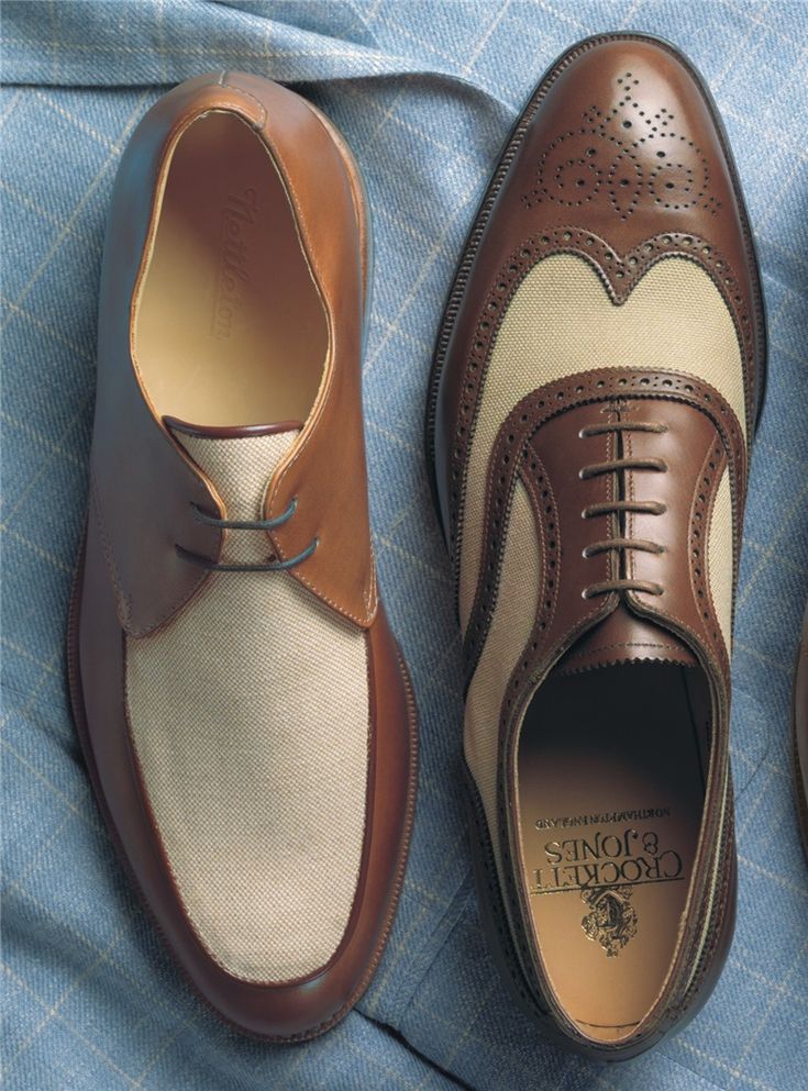 Two Tone Shoes, Ben Silver, Spectator Shoes, Crockett And Jones, Wingtip Oxford, Dark Tan, Goodyear Welt, Men's Wardrobe, Classic Man