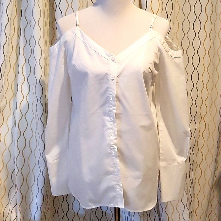 Button Down With Button Cuff Like Sleeve High Neck Halter Top, Off The Shoulder Shirt, Sheer Floral Top, Tie Women, Wrap Crop Tops, White Off Shoulder, Yellow Blouse, Summer Blouses, Tie Blouse