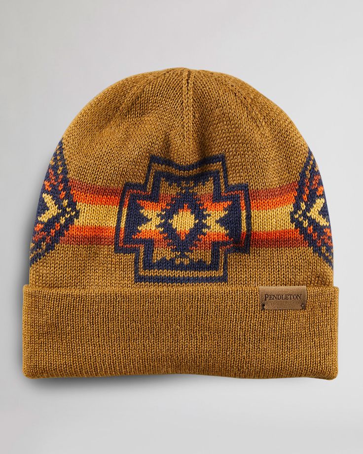 Soft And Warm, This Stretchy Unisex Ribbed Knit Beanie Features A Turn-Back Brim Revealing A Pendleton Logo Patch. Acrylic/nylon/wool Dry Clean Imported Ribbed Knit Beanie, Fisherman Beanie, Fair Isle Knitting Patterns, Pendleton Woolen Mills, Hudson Bay, Beanie Pattern, Fair Isle Knitting, Knitted Poncho, Fabulous Fashion