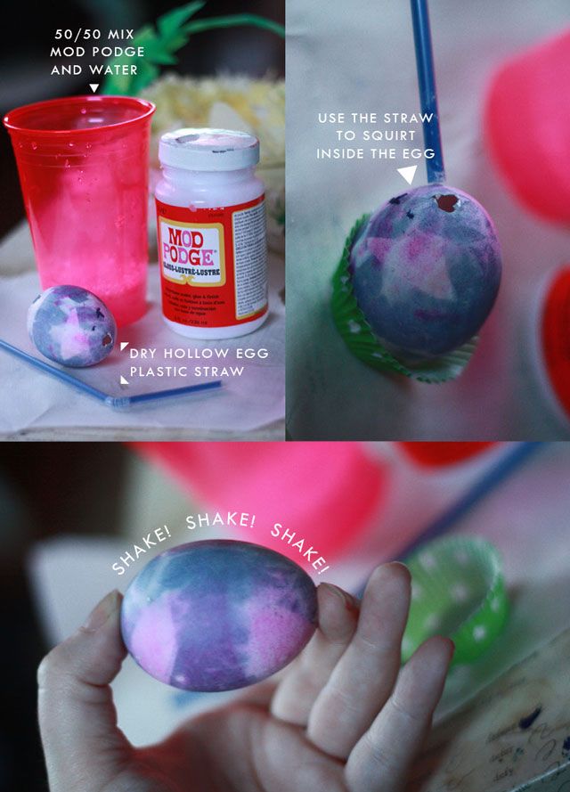 how to make an easter egg with edible dyes