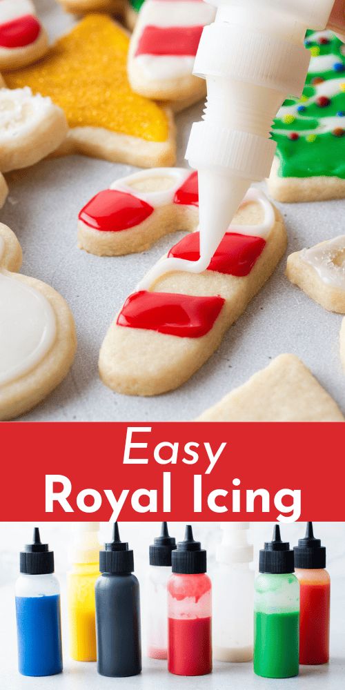 easy royal icing recipe for christmas cookies