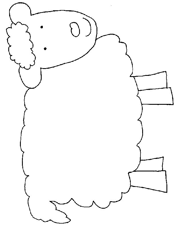 a drawing of a sheep with the letter e on it's face and head