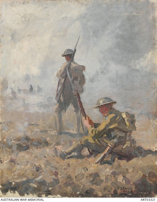 H. Septimus Power, Studies on the Field of Battle, 1917: Ww1 Paintings, Ww1 Battles, Ww1 Photos, Ww1 Art, Ww 1, Combat Art, Western Front, World Wars, Military Art