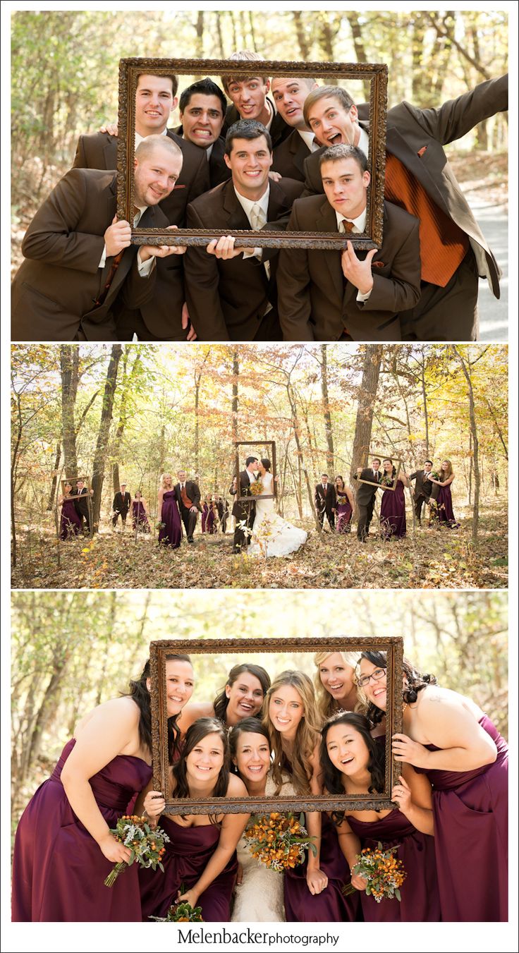 a group of people that are standing in front of a mirror with their arms around each other