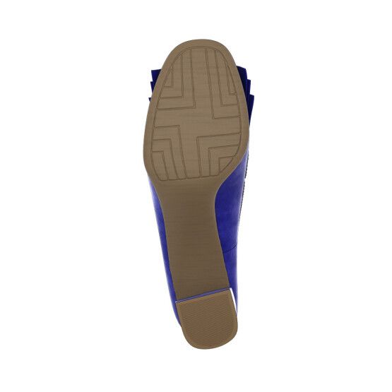 Office Shoes 31806 | Girotti Blue Leather Heels With Branded Insole, Blue Leather Flat Moccasins, Blue Leather Heels With Rubber Sole, Blue Leather Flats, Office Shoes, Womens Heels, Heels, Art