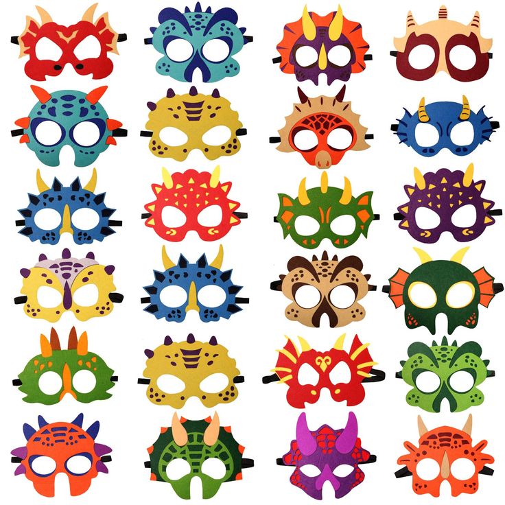 a large group of masks with different colors