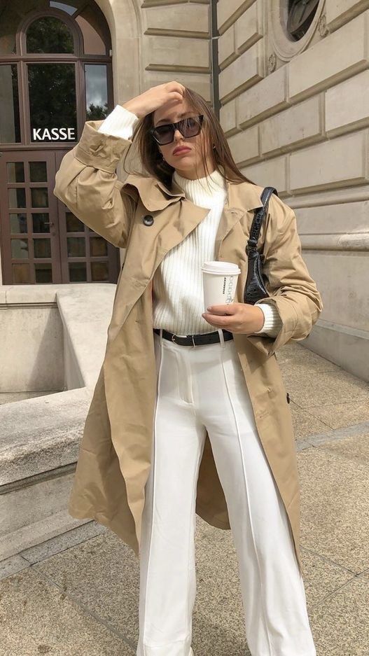 Styling Trench Coat, Beige Trench Coat Outfit, Trench Coat Outfit Spring, Trench Coat Outfit Ideas, Coat Outfit Ideas, Trench Outfit, Autumn Looks, Trench Coat Outfit, Beige Trench Coat