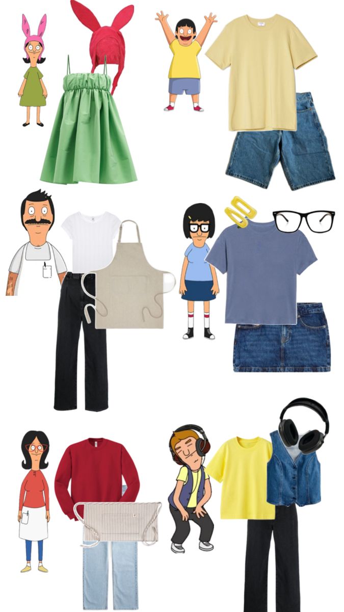 an assortment of clothes and accessories for children