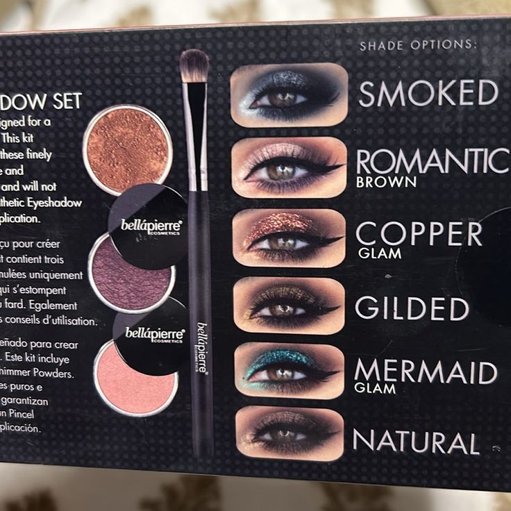 Bella Pierre Cosmetics New In A Box Never Been Open Beautiful Set With Instructions On How To Use Natural Eye Makeup Tutorial, Eyeshadow Set, Brown Eyeshadow, Natural Eye Makeup, Make Me Up, Eye Makeup Tutorial, Pixie Haircut, Beauty Secrets, Makeup Eyeshadow