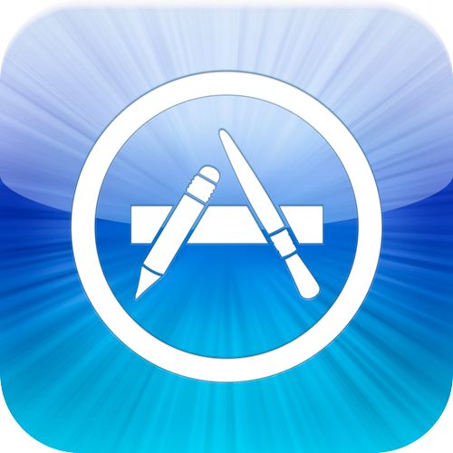 an app icon with two pencils in the center