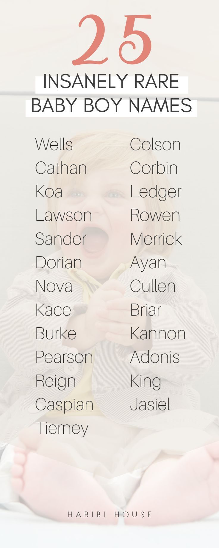 the baby names are shown in red and white