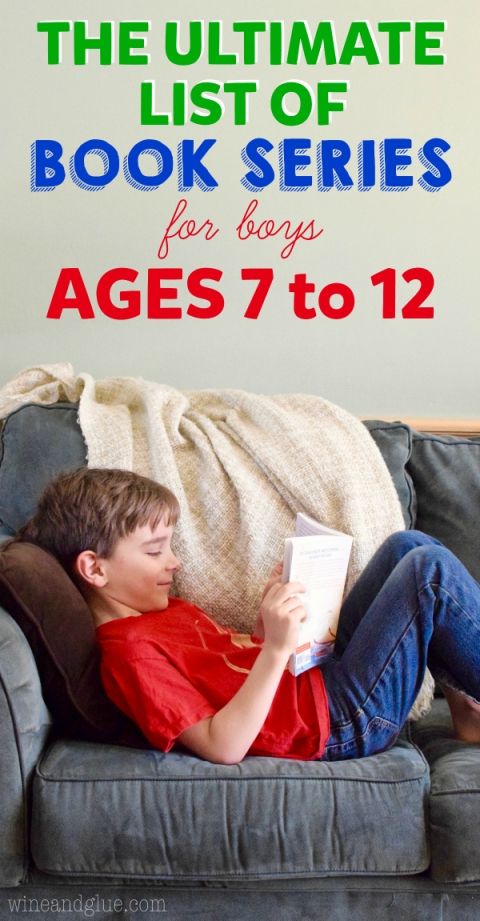 the ultimate list of book series for boys ages 7 to 12