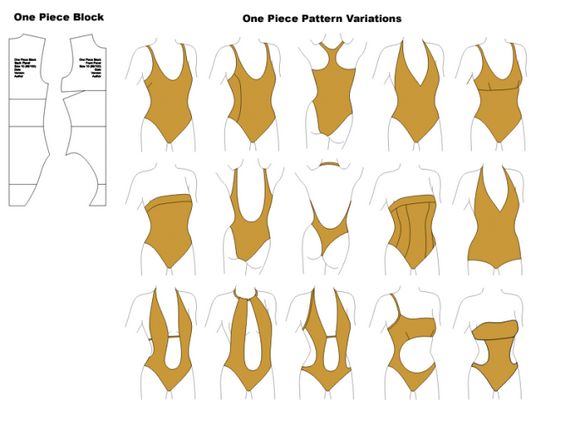 an image of a swimsuit pattern