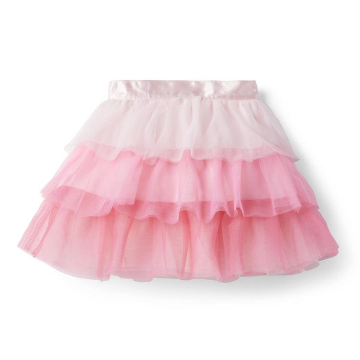 On Twirl-Worthy Days, Take Our Tiered Skirt For A Spin. With Three Layers Of Ombre Pink Tulle For Extra Flounce. 100% Polyester Tulle Fully Lined Elasticized Back Waist Online Exclusive Machine Washable; Imported Item #100043594 Color: Barely Pink Sweet Tiered Party Skirt, Sweet White Summer Skirt, Playful White Skirt With Ruffles, Sweet Summer Party Skirt, Playful Spring Tulle Skirt, Spring Tulle Skirt For Dress-up, Cute Tulle Skirt For Summer, Sweet Pink Tiered Skirt, Sweet Pink Skirt For Summer