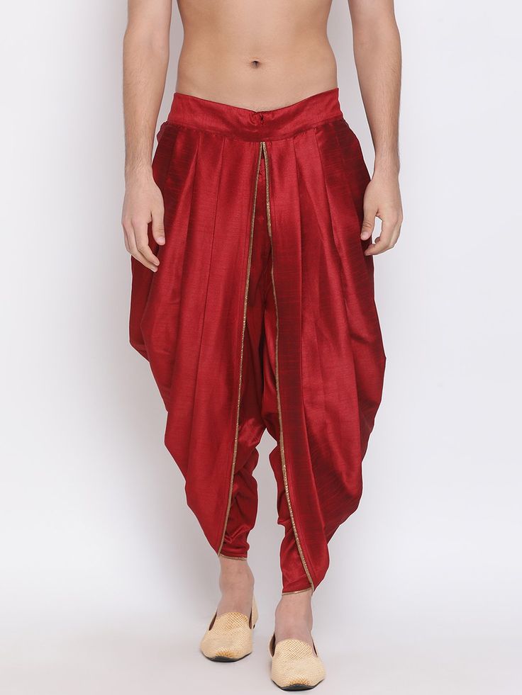 Vastramay Men's Solid Dhoti Pant Dhoti For Men, Haram Pants, Dhoti Pants For Men, Mens Indian Wear, Dapper Outfit, Design Outfit, Sherwani For Men, Dhoti Pants, Trendy Dress Outfits