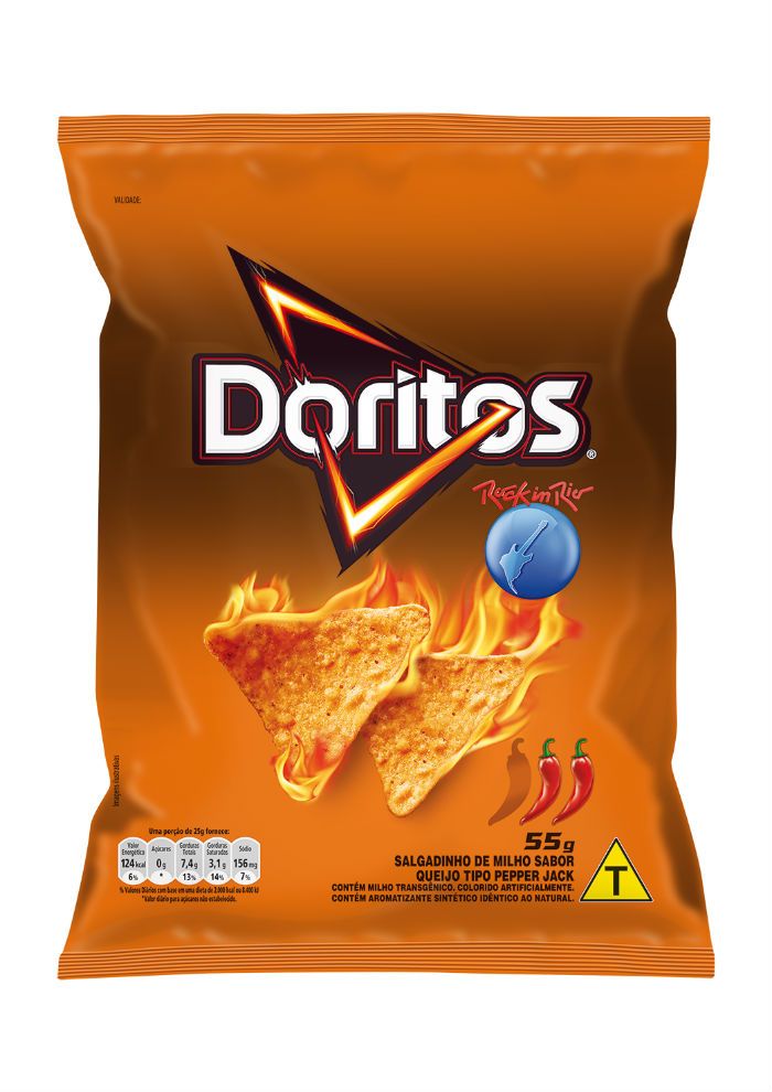 doritos chips with fire on the side