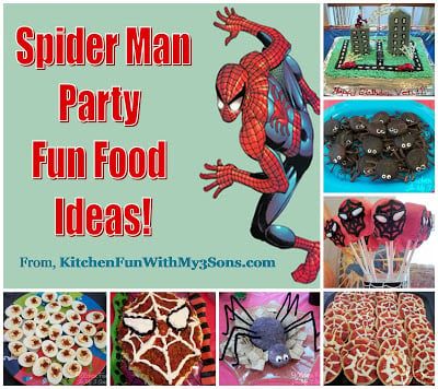 spider man party fun food ideas