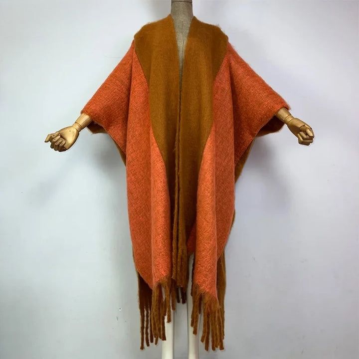 Winter Whisper Wool Kimono One Size Cashmere Wraps For Fall, Cashmere Cape For Winter, Fall Cashmere Shawl For Layering, Fall Cashmere Shawl, Cozy Cashmere Wraps For Fall, Winter Wool Poncho For Cold Weather, One Size Cashmere Poncho For Fall, One Size Cashmere Wrap For Winter, Cashmere Wrap, One Size, For Winter