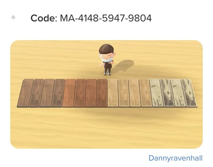 a person standing in front of a row of wood samples with the words code ma 449 - 597 - 904