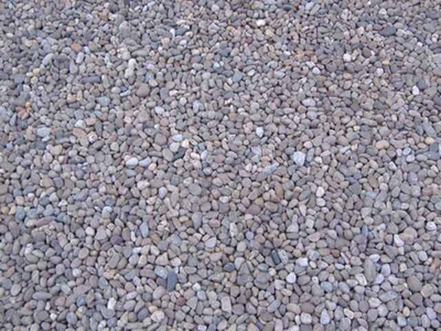 gravel is shown with small rocks on the ground