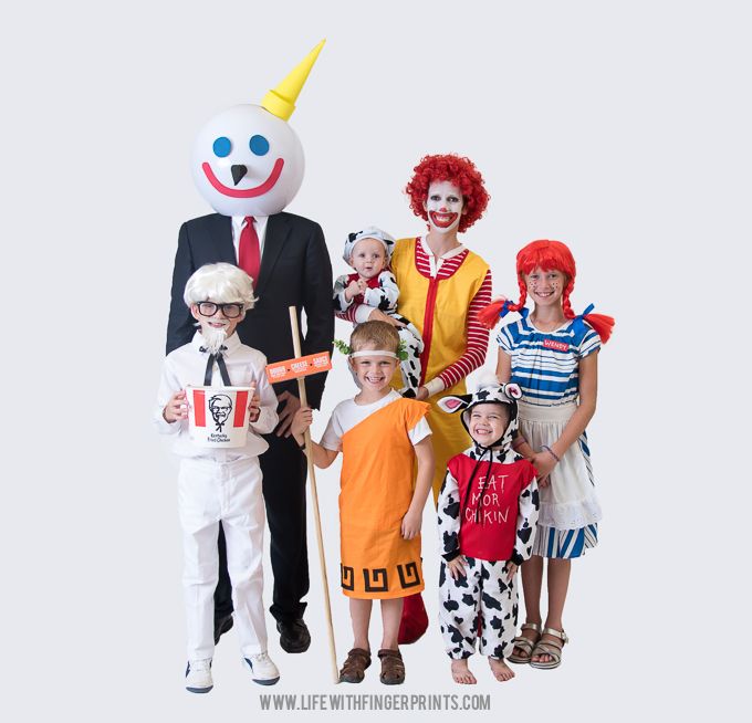 a group of people dressed up as clowns