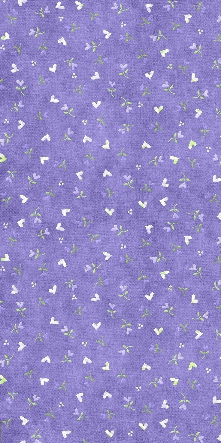 a purple background with white hearts on it