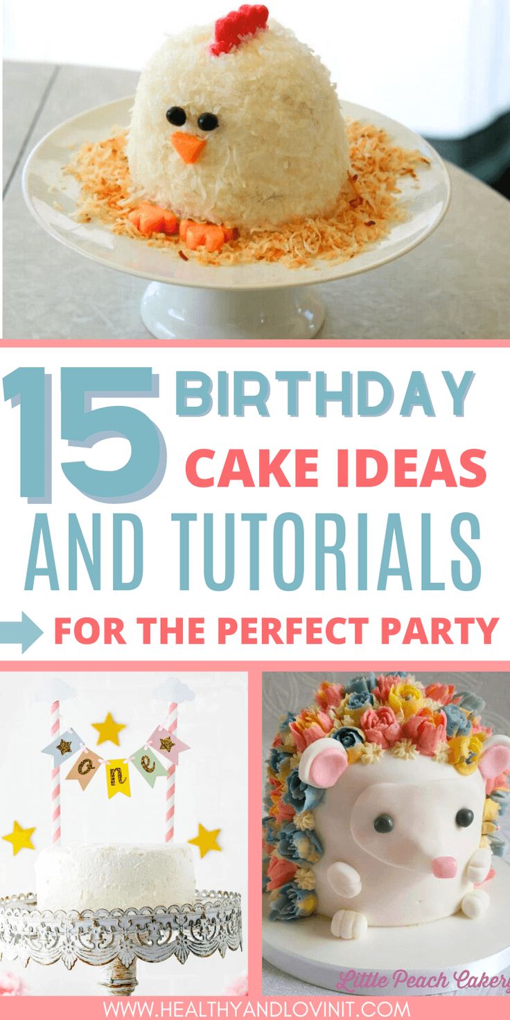 birthday cake ideas and instructions for the perfect party