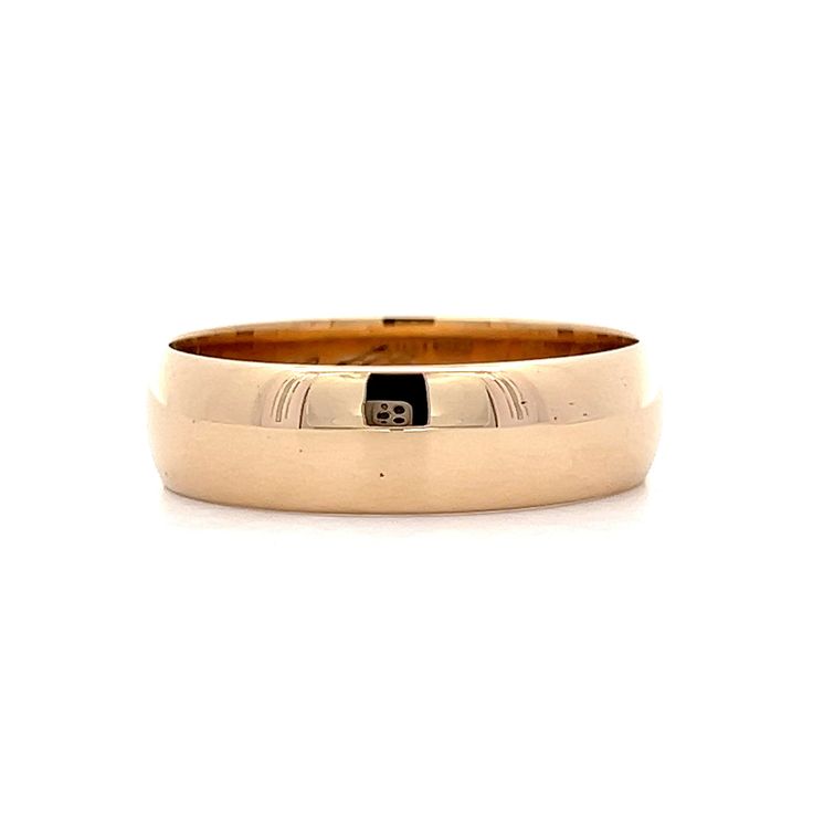 This antique Edwardian men's wedding band, crafted in 14 karat yellow gold measures 6.5 mm in width. A unique feature of this band is its original interior engraving, "A.K. to O.K. 7-12-10," adding a personal touch that reflects a story from the past. Heirloom 14k Gold Wedding Band Thick Shape, Classic Formal Wide Band Ring With Polished Edges, Classic Engraved Wide Band Promise Ring, Heirloom Style Wide Band Ring For Formal Occasions, Heirloom Style Wide Band Formal Ring, Gold Thick Decorative Band, Classic Yellow Gold Wide Band Ring Stamped 14k, Classic Gold Bands For Promise, Classic Engraved Bands