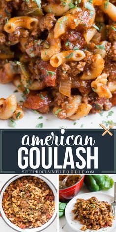 an american goulash recipe with pasta and meat