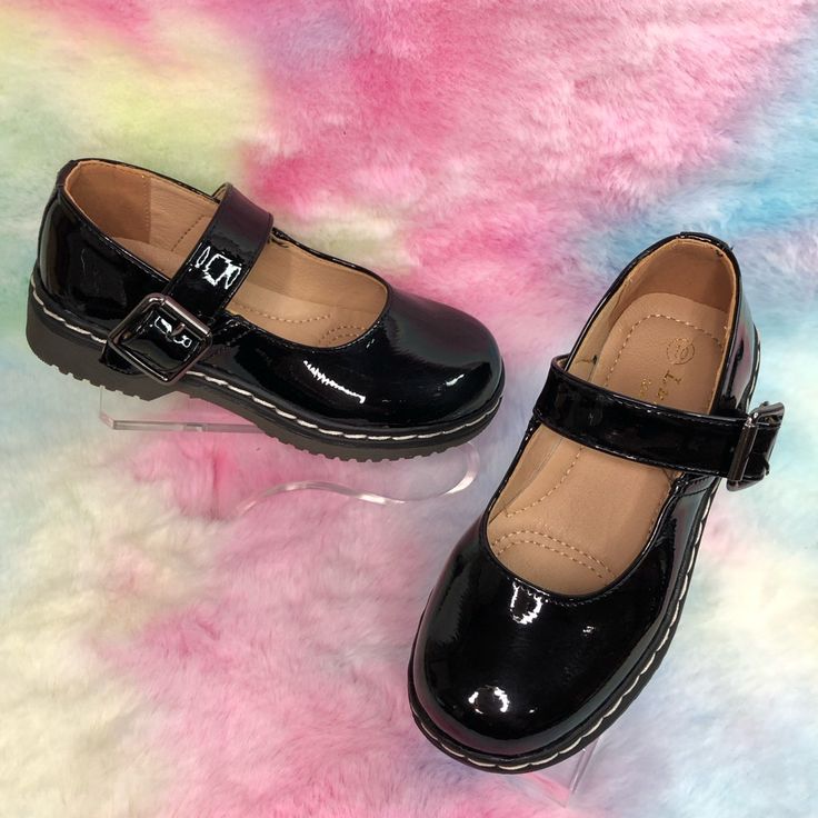 Imported Velcro Strap Comfort Sole Non Slippery Shoe Run A Little Big. Questions And Concerns Please Message Me! Thanks Carla Spring School Mary Janes With Round Toe, Trendy Black Mary Janes For Spring, Casual Black Flat Mary Janes, Casual Mary Janes For School With Closed Toe, Casual Mary Janes For School, Casual Black Mary Janes For Spring, Flat Mary Janes For School In Spring, Spring Flat Mary Janes For School, Spring School Mary Janes Flats