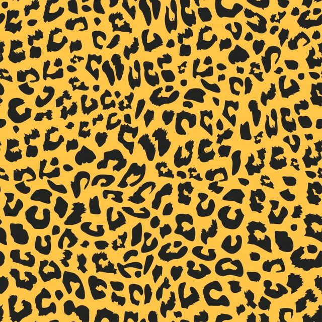 an animal print pattern in yellow and black