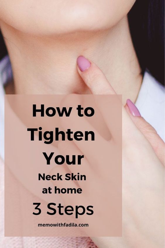 You can start tightening your neck skin at home if you are ready for it. Here, you will find 3 easy steps to incorporate in your daily routine. #looseskin #neckskin #turkeyneck #saggyneck #skincare Loose Neck Skin, Tighten Neck Skin, Saggy Neck, Neck Tightening, Face Yoga Facial Exercises, Tighten Loose Skin, Ootd Instagram, Neck Wrinkles, Face Exercises