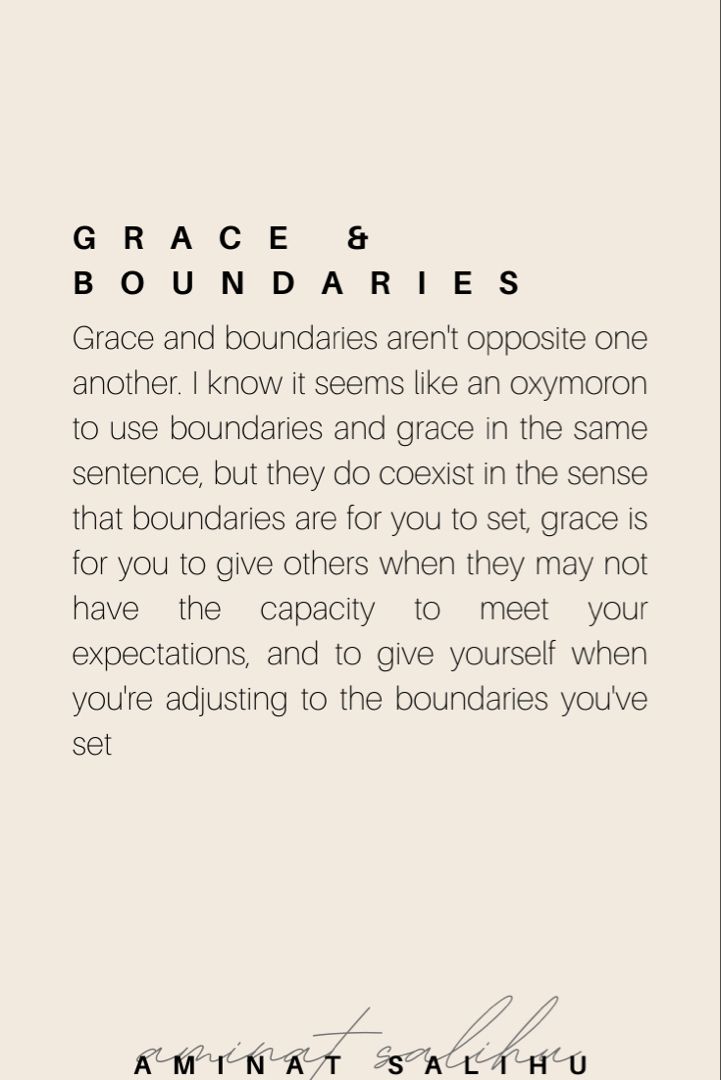 the back cover of grace and boundaries