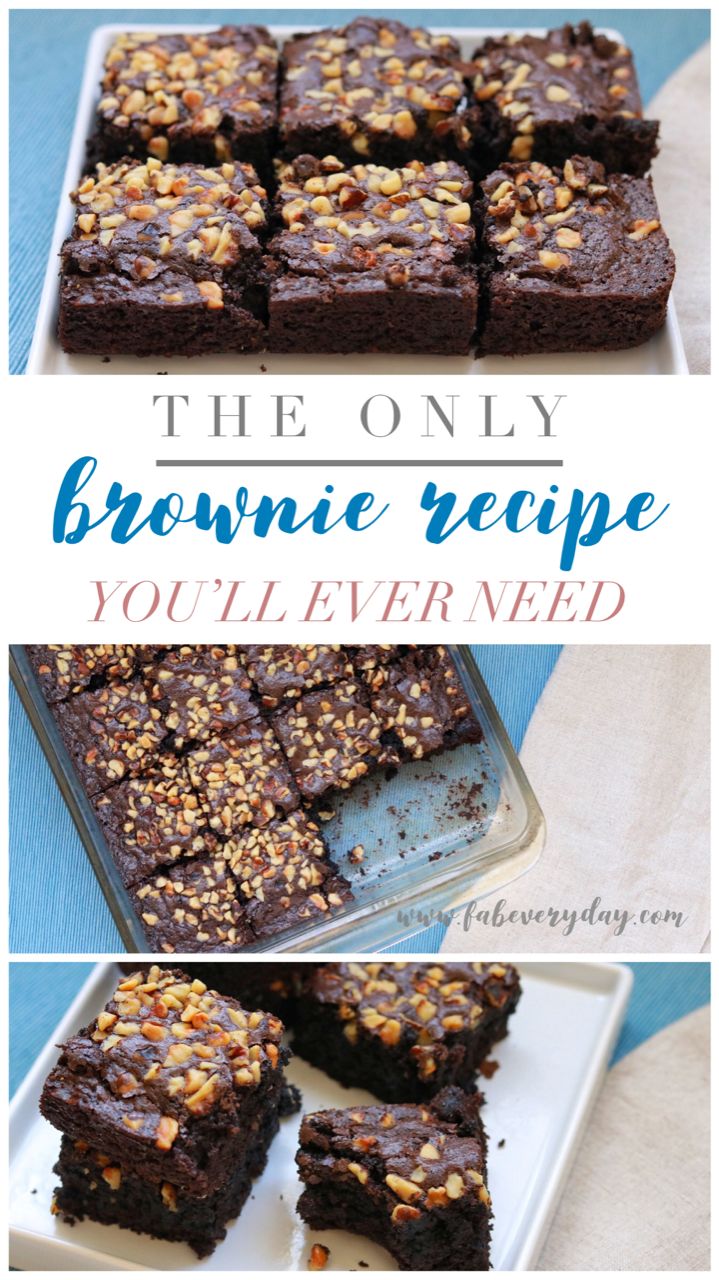 the only brownie recipe you'll ever need