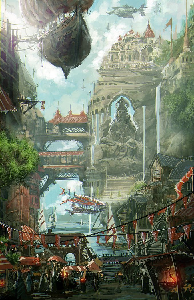 money. money manifestation. money aesthetic. money and happiness. money saving challenge. money affirmations. money bag. success. Dnd Concept Art, Dnd Landscape, City Concept Art, Aesthetic Money, Steampunk City, Manifestation Money, Money Manifestation, Saving Challenge, Landscape Concept