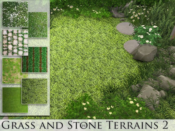 grass and stone terrains 2