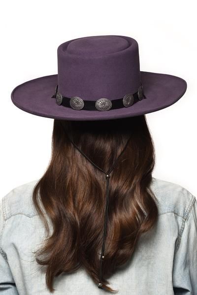 Les Gauchos Hat Traditional Fedora Felt Hat For Rodeo, Adjustable Flat Crown Felt Hat, Traditional Short Brim Felt Hat For Rodeo, Traditional Felt Hat With Adjustable Flat Brim, Traditional Adjustable Felt Hat With Flat Brim, Traditional Adjustable Brimmed Felt Hat, Bohemian Wide Brim Fur Felt Hat, Adjustable Flat Brim Purple Felt Hat, Adjustable Purple Felt Hat With Flat Brim