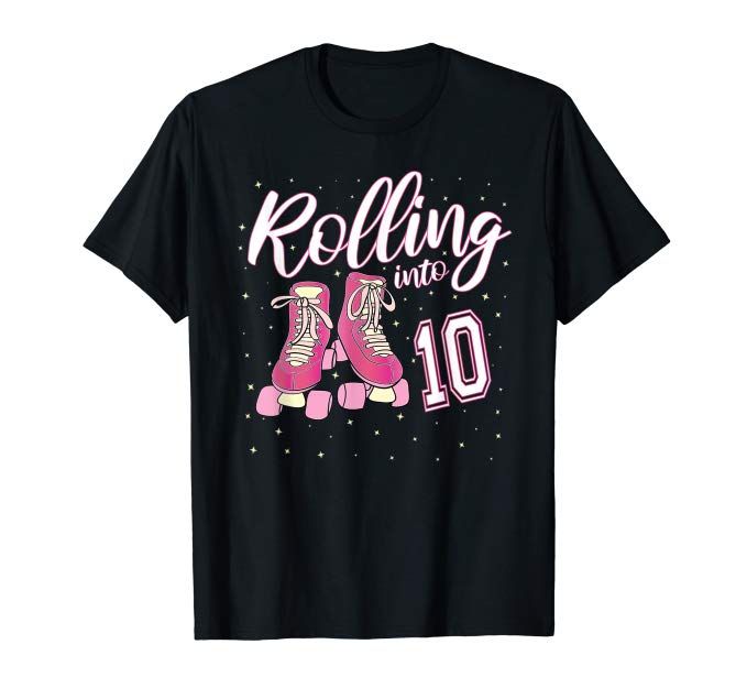 Girls 9th Birthday, 6th Birthday Girls, Girls Roller Skates, Skate Birthday, Skate T Shirts, Family Shirts Matching, Matching Outfit, Princess Girl, Roller Skate